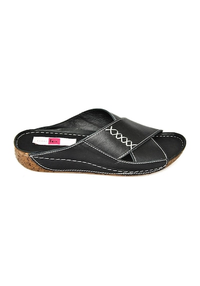 Fox Shoesp555091203 Siyah Hakiki Deri Comfort Ortopedik Taban Kadın Terlik Siyah Fox Shoesp555091203 Siyah Hakiki Deri Comfort Ortopedik Taban Kadın Terlik Siyah