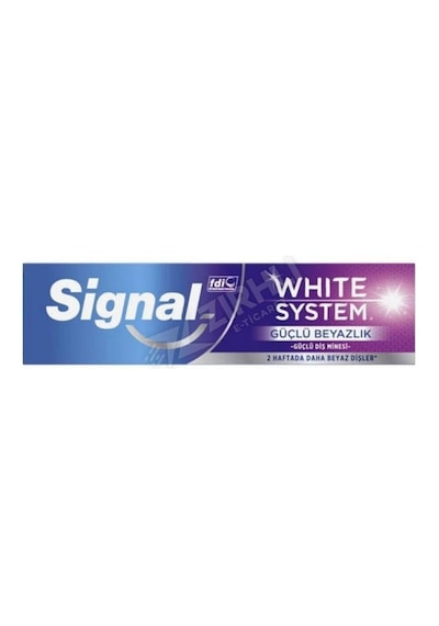 5 Adet Signal White System Diş Macunu Strong 75 Ml
