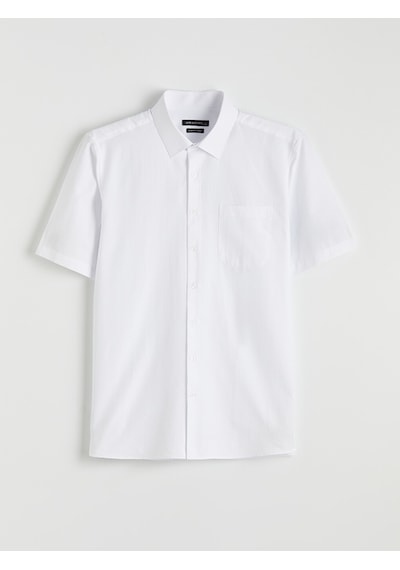 Lcw Busıness Beyaz Regular Fit Erkek Basic Gömlek
