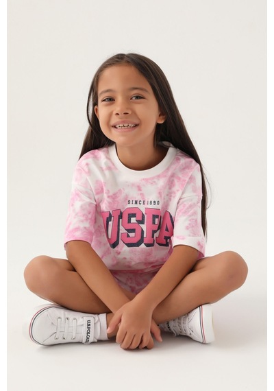 U.S. Polo Assn. Lisanslı Batik Mor Kız Çocuk Bermuda Takım 5274-43067 Krem - Mor U.S. Polo Assn. Lisanslı Batik Mor Kız Çocuk Bermuda Takım 5274-43067 Krem - Mor