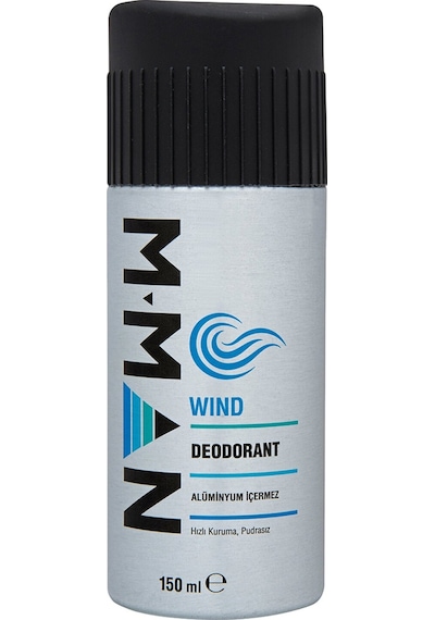 M Man Deodorant Wınd 150 Ml 2 Adet
