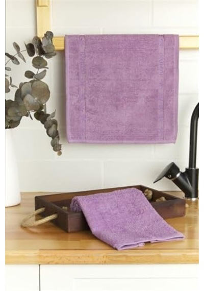 Banyo El Yüz Yumuşak Duş Havlusu 50 X 90 Cm - Pudra Pembe Genel
