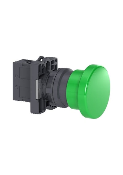 Schneider Electric XA2EC31 Yaylı buton Ø22 - mantar kafalı Ø40 -