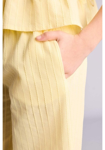 Defacto Wıde Leg Pamuklu Pantolon Kız Çocuk H5248A826SM