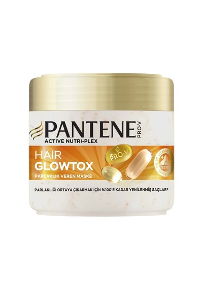 2 Adet Pantene Glowtox Saç Bakım Maskesi 300 Ml