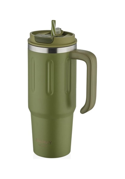 Shotay Travel Çelik Termos Mug 900ml Yeşil