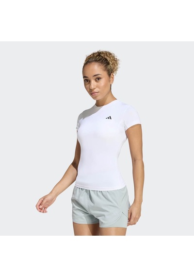 Adidas Power Essentials Workout Beyaz Kadın T-shirt Jz3312 Beyaz