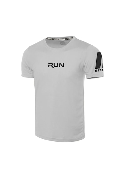 Ghassy Co. Erkek Nem Emici Hızlı Kuruma Performans Running Spor T-shirt 001 Açık Gri