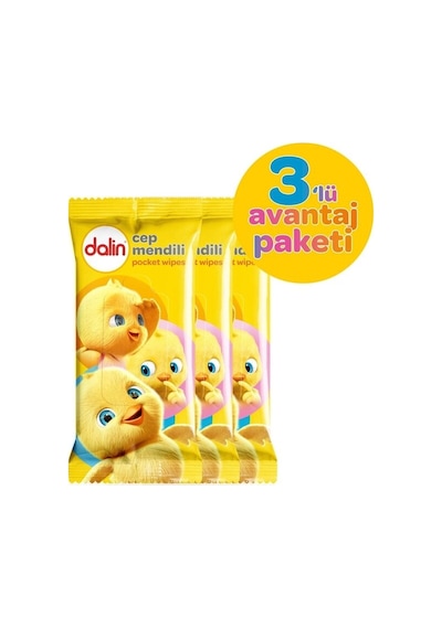 2 Adet Dalin Cep Mendili 3x15'li