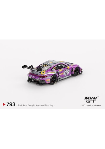 Mini Gt Porsche 911 Gt3 R 27 Hubauto Racing 2023 Fıa Gt World Cup 70th Macau Grand Prix 793 Çok Renkli