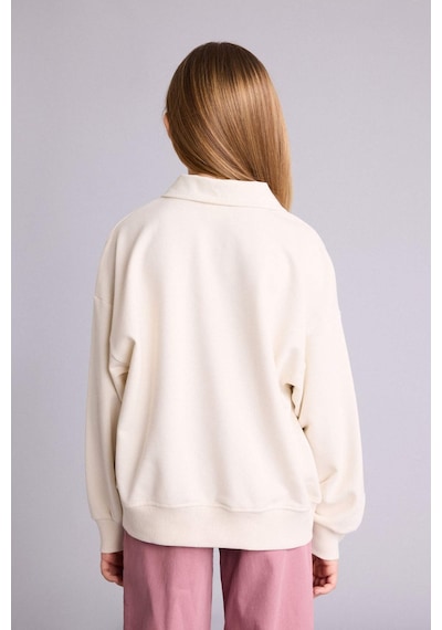 Defacto Polo Yaka Baskılı Sweatshırt Kız Çocuk E6841a826sper85 Ekru-er85 Defacto Polo Yaka Baskılı Sweatshırt Kız Çocuk E6841a826sper85 Ekru-er85