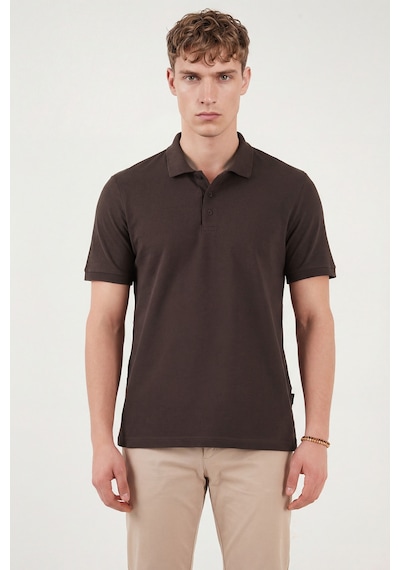 Buratti Erkek Polo Yaka T Shirt 5902127 Kahve Kahve