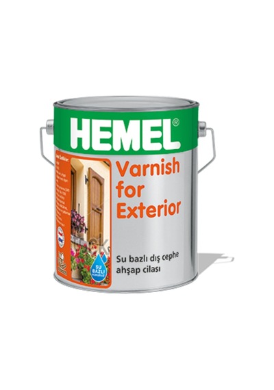 Hemel® Varnish For Exterior Dış Mekan Cilasi Şeffaf 2,5 Litre
