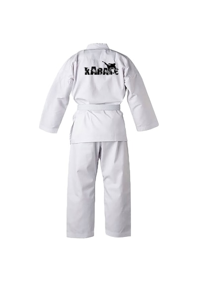 Top Glory Baskılı Acemi Karate Elbisesi Beyaz