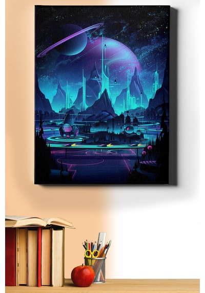 Webstyle Sayılarla Boyama Seti Kasnaklı Dünya Düzeni 60 X 75 Cm