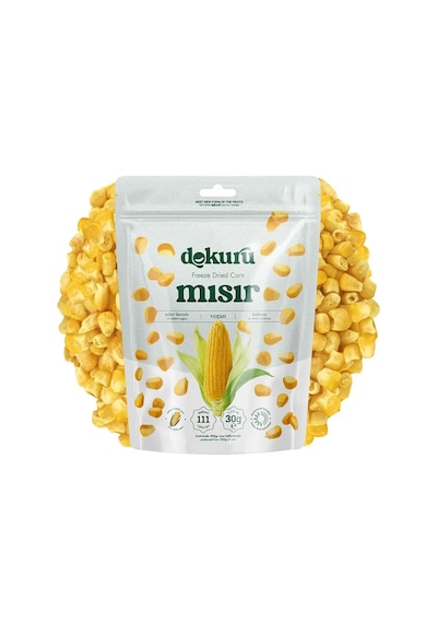 Dokuru Dondurularak Kurutulmuş Mısır30 Gr-9702