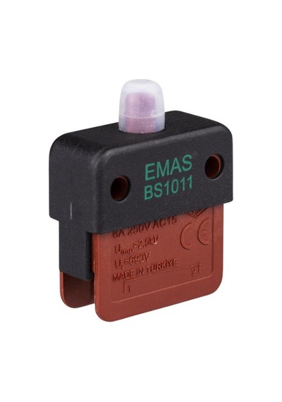 Emas BS1011E Ani Hareketli 1NC Etanjlı BS Serisi Buton Switch