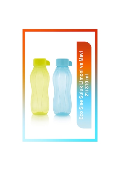 Tupperware Eco  Sise Suluk Limoni ve Mavi 2'li 310 ML
