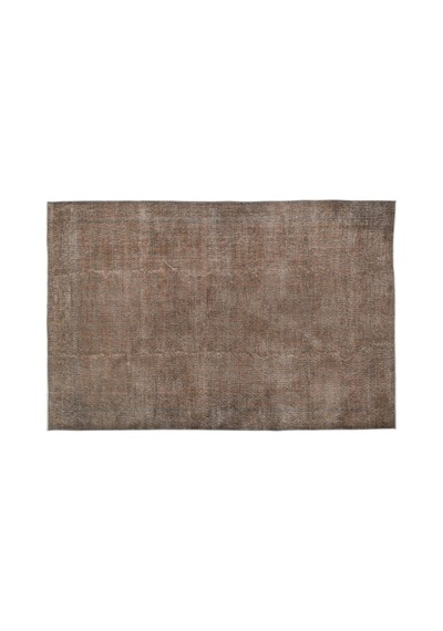 El Dokuması Vintage Yün-pamuk Kahve Halı 15420 216 X 317 Cm Kahverengi