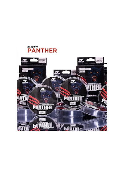 Caretta Panther 150mt Fluorocarbon Coating Misina 0.28