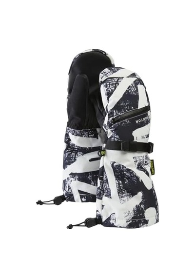 Burton Burton Vent Mittens Unisex Çocuk Beyaz Eldiven 30510