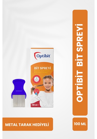 Optibit 100 Ml Bit Spreyi Metal Tarak Hediyeli