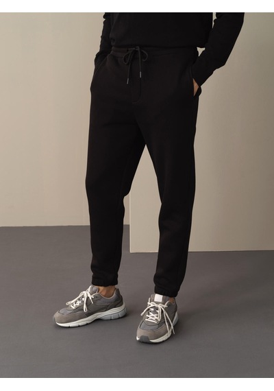 Xint Siyah Regular Fit Pamuklu Sweat Pantolon 380135