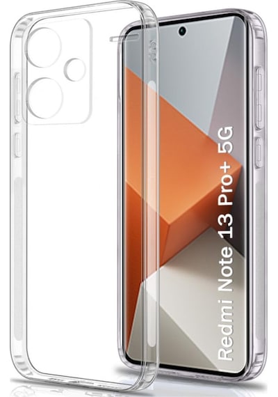 Xiaomi Redmi Note 13 Pro Plus 5g Uyumlu Kılıf Şeffaf Kamera Korumalı Esnek Silikon Telefon Kılıfı