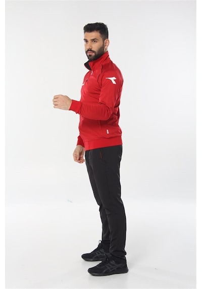Diadora Mundial - Erkek Kırmızı Likralı Eşofman Takımı - Mundialk Kırmızı