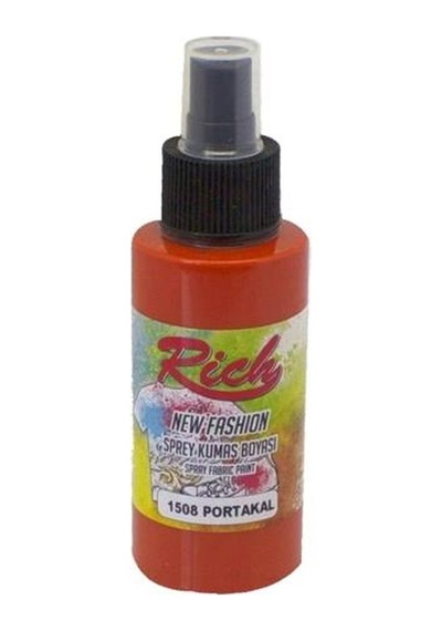 Rich New Fashion Sprey Kumaş Boyası 100 Cc. 1508 Portakal