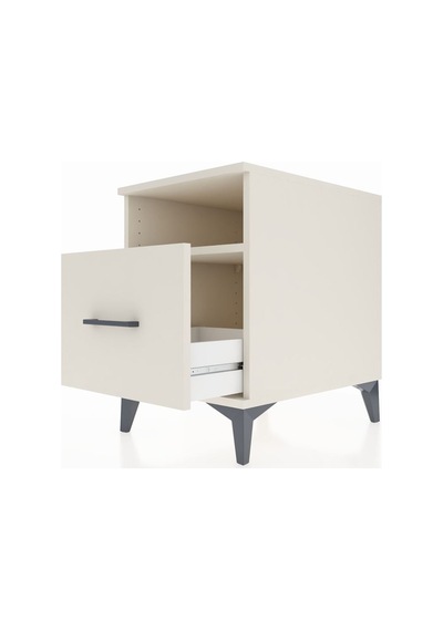 Kronos Komodin Tek Raflı Tek Çekmeceli 44x59x64 Aytaşı-aytaşı Aytaşı