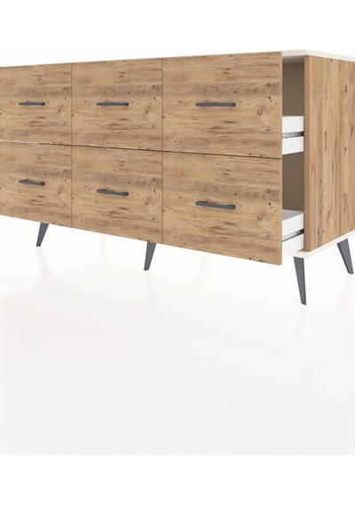 Kronos Konsol 6 Çekmeceli 132x59x83 Çam-aytaşı/çam Aytaşı/çam Kronos Konsol 6 Çekmeceli 132x59x83 Çam-aytaşı/çam Aytaşı/çam