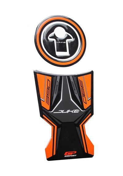 GP Kompozit KTM Duke 390 2017-2022 Uyumlu Tank Pad Turuncu