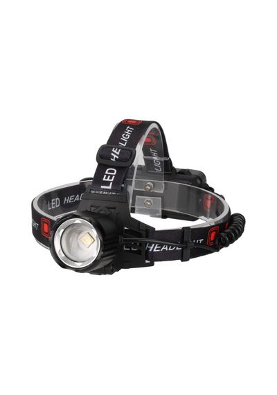 Usb Şarjlı Ayarlanabilir 3000 Lümen Balıkçı Kafa Lambası Yürüyüş Kafa Feneri Siyah