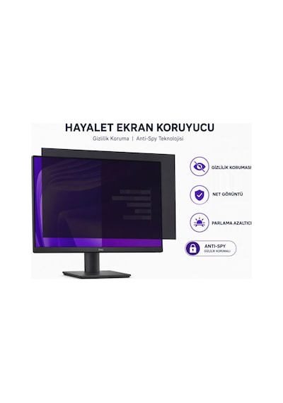 Dell Pro E2425hsm 23.8 İnç İle Uyumlu Hayalet Ekran Koruyucu, Yandan Görünmeyen Anti-spy