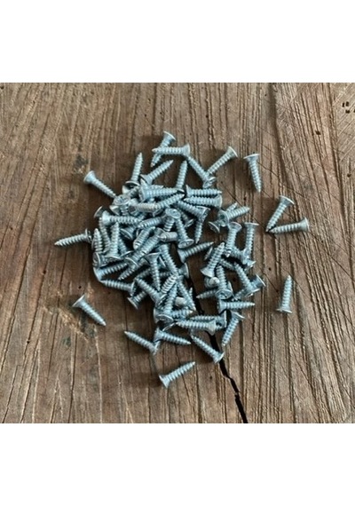 Nikel Renk Mini Vida Menteşe Vidası Klips Vidası 9,5mm Mini Vida 100adet