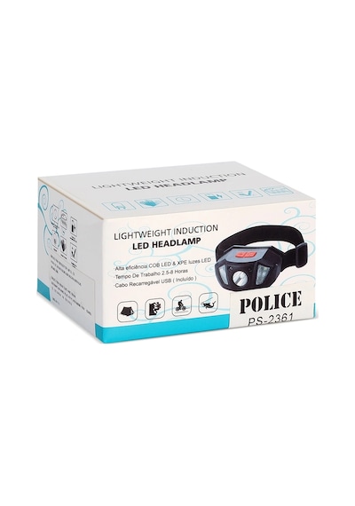 Police Ps-2361 Şarjlı Kafa Feneri