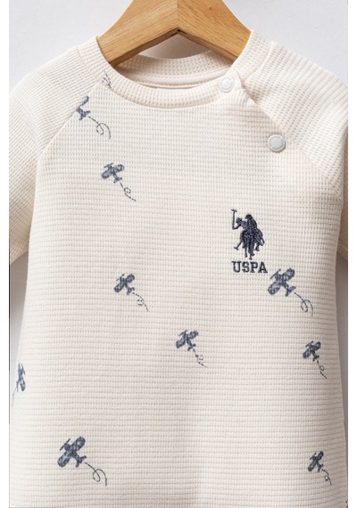 U.S. Polo Assn. U.s. Polo Assn Erkek Bebek Krem Tulum Usb2604-c-v1 Krem