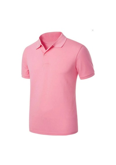 Kidsmadamiko Kız Çocuk Pembe Kısa Kollu Polo Yaka T-shirt