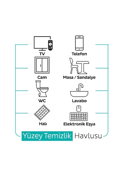 Sleepy Mountain Yüzey Temizlik Havlusu Mendili Dağ Esintisi 3x100 (300 Yaprak)