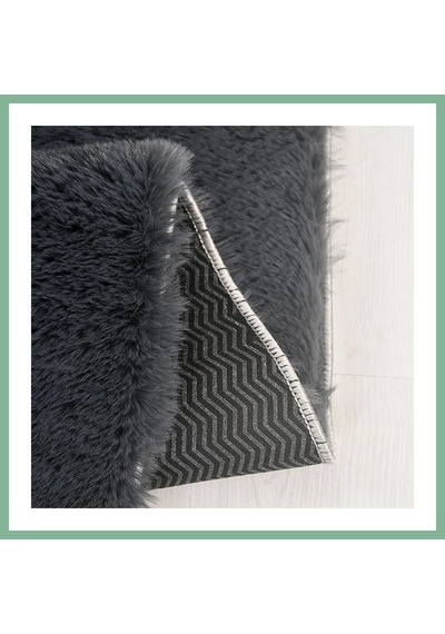 Bşkvirgo Youdayhomecollection Tavşan Poly Peluş Halı Model Oturma Odası Halısı Ebat: 160x400 Bsk2026 Çok Renkli