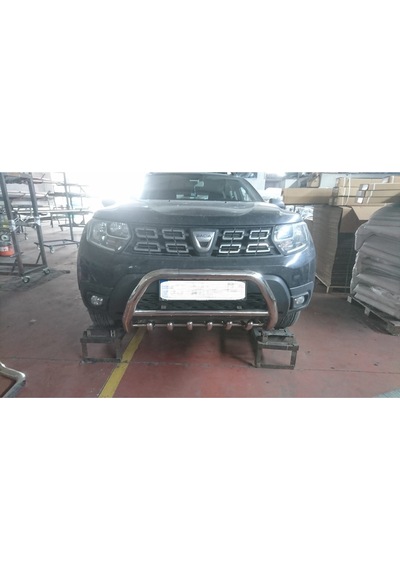 Dacia Duster 2017-2023 Yüksek Ön Koruma 4x2 - Ara Borulu- Emperor A