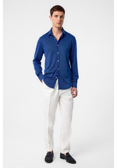 Antioch Slim Fit Erkek Gömlek İndigo