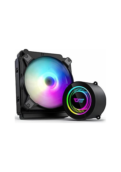 Aigo Dx120 V2.6 Argb 120mm Am5/1700p Siyah İşlemci Sıvı Soğutucu