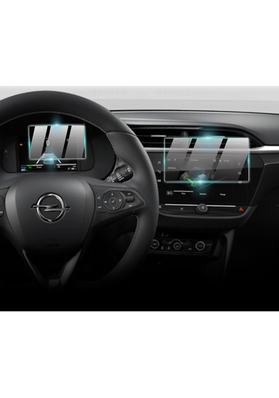 Opel 2020-2022 Corsa 7 Inch Multimedya Ve Gösterge Paneli 9h Nano Ipg Proactive Ekran Koruyucu
