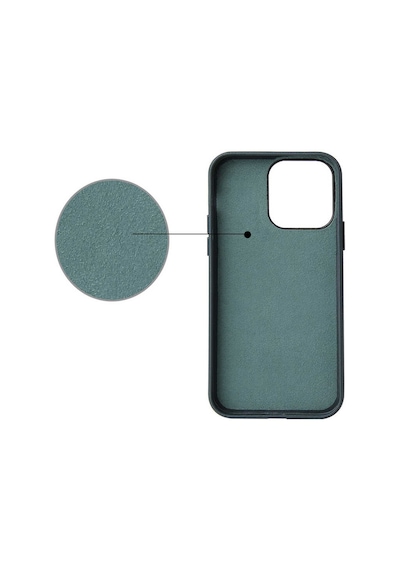 Apple Uyumlu iPhone 13 Mini Kılıf Pu Deri Ve Kadife Kaplamalı Eyzi Premium Kapak Pembe