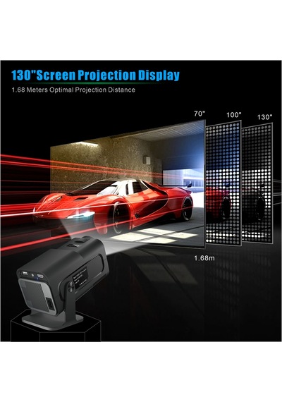 Hd Projektör Hy320 İş Ofis Yurt Mevcut Projektör 1080p Sert 4k Destek Av1