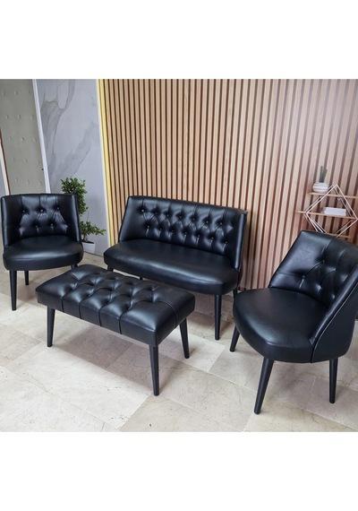 Azra Mobilya Deri Çay Seti Koltuk Takımı+puf Oturma Grubu Cafe Mobilya Ofis-büro Mobilya Balkon Mobilya Siyah Azra Mobilya Deri Çay Seti Koltuk Takımı+puf Oturma Grubu Cafe Mobilya Ofis-büro Mobilya Balkon Mobilya Siyah