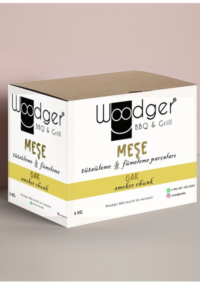 Meşe Tütsüleme Ve Fümeleme Aroma Parçaları - Oak Smoker Wood Chunks - 5 Kg