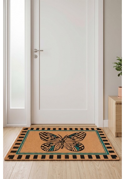 Villadia Home Textile Kapı Önü Paspası Kaymaz Taban Dekoratif Paspas Ev Giriş Antre İç Ve Dış Mekan Paspası 45x70 Cm 8ypycoco